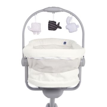 Chicco - Lettino 4in1 BABY HUG grigio/bianco