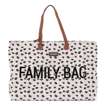 Childhome - Borsone da viaggio FAMILY BAG leopardo