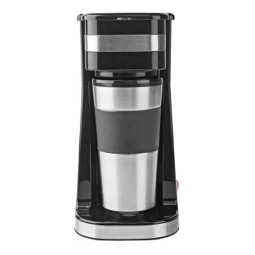 Coffee machine per one mug 0,4 l con timer e tazza da viaggio