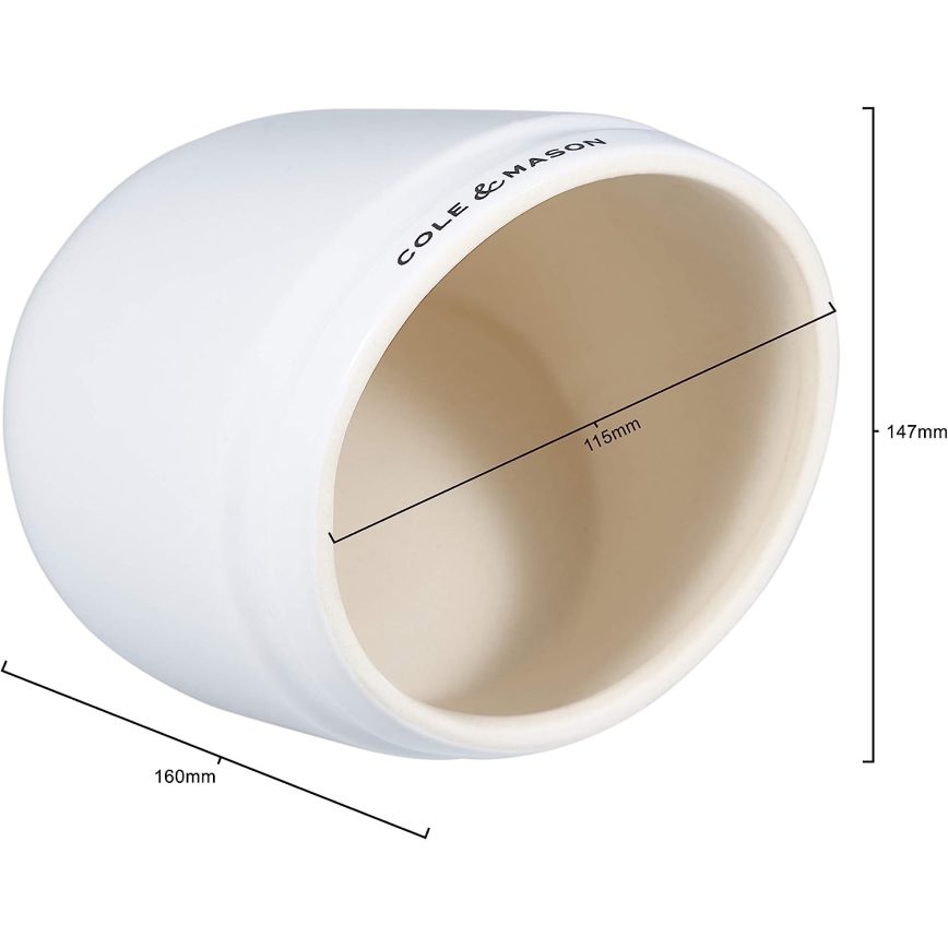 Cole&Mason - Contenitore per sale in ceramica WHITMORE