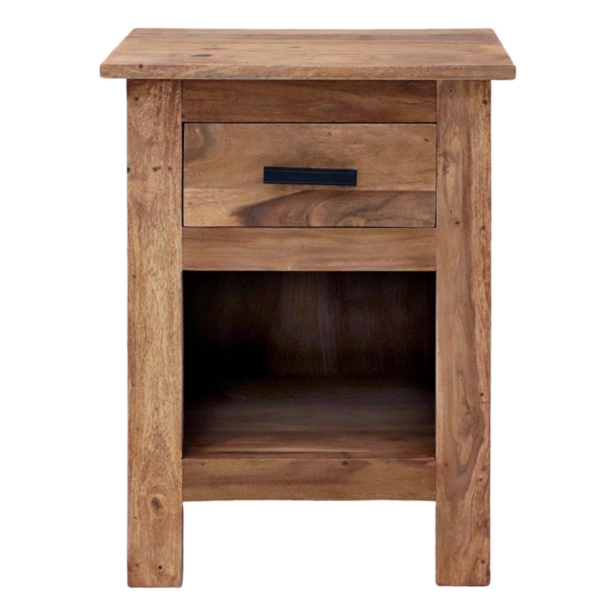 Comodino RAMI 60x45 cm legno solido/palissandro