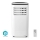 Condizionatore d'aria mobile Smart 3in1 comprensivo di accessori completi 1023W/230V 9000 BTU + telecomando