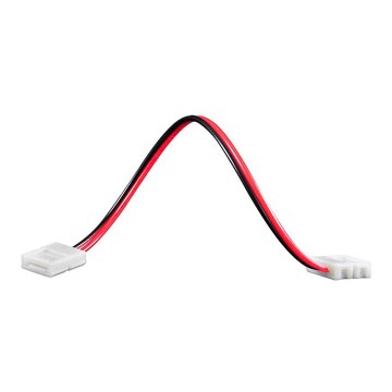 Connettore angolare bifacciale flessibile per strisce LED a 2 pin 8 mm