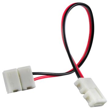 Connettore angolare bifacciale flessibile per strisce LED a 2 pin 8 mm