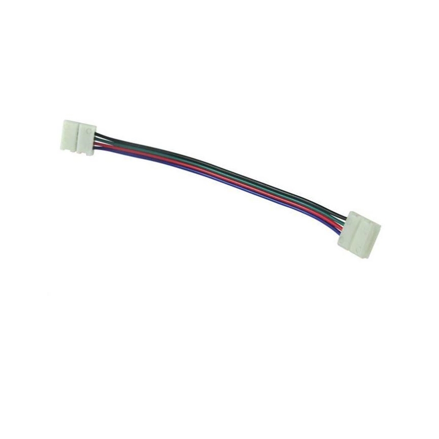 Connettore bifacciale flessibile per strisce LED RGB 4pin 10 mm