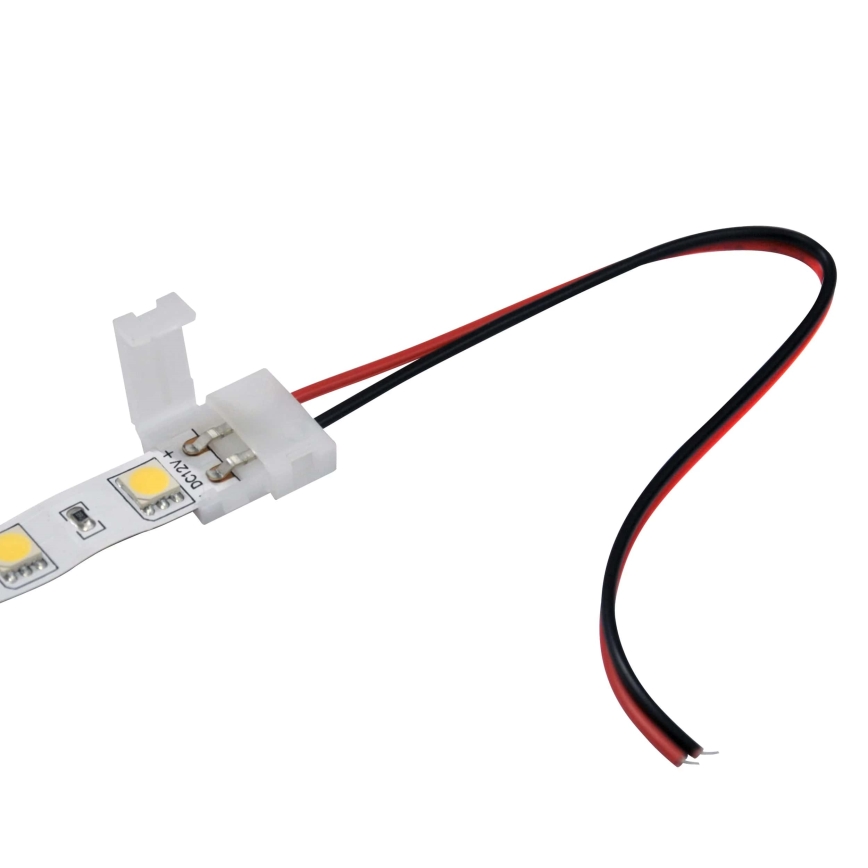 Connettore flessibile monofacciale per strisce LED a 2 pin 10 mm
