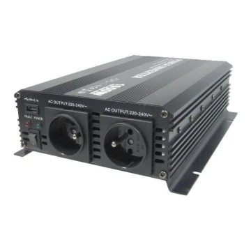 Convertitore di tensione 1600W/12V/230V + USB