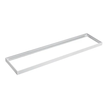 Cornice in metallo per l'installazione di pannelli LED 1200x300 mm bianco