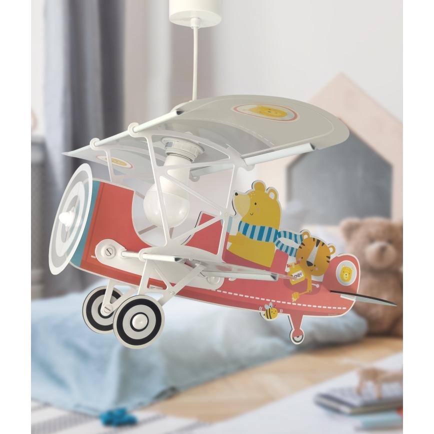 Dalber 54572 - Lampadario per bambini LITTLE TEDDY 1xE27/15W/230V