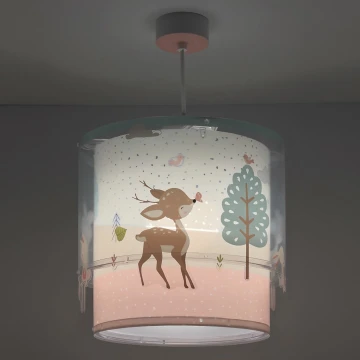 Dalber 61272 - Lampadario per bambini LOVING DEER 1xE27/60W/230V