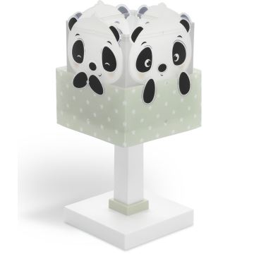 Dalber 63161H - Lampada per bambini PANDA 1xE14/40W/230V verde