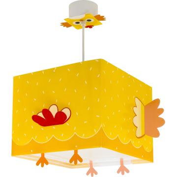 Dalber 64642 - Lampadario per bambini LITTLE CHICKEN 1xE27/15W/230V