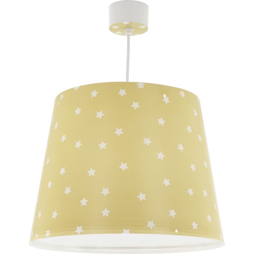 Dalber 82212A -  Lampadario per bambini STAR LIGHT 1xE27/60W/230V giallo