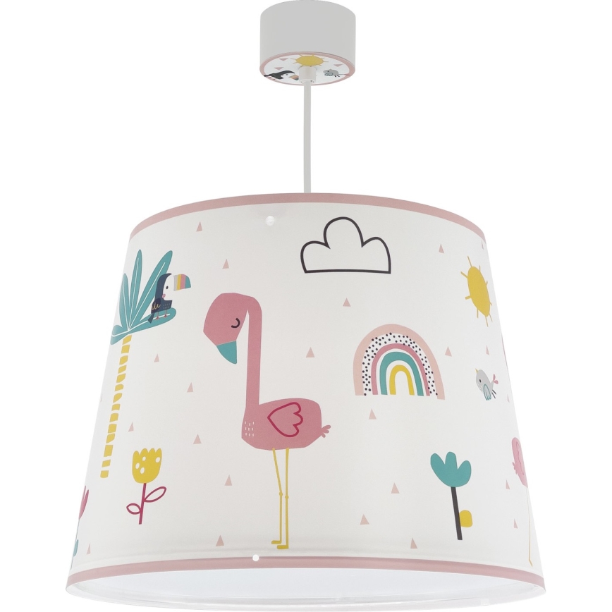 Dalber 82462 - Lampadario per bambini FLAMINGO 1xE27/15W/230V