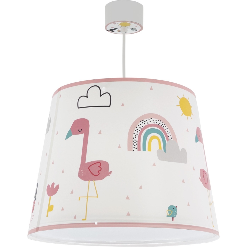 Dalber 82462 - Lampadario per bambini FLAMINGO 1xE27/15W/230V