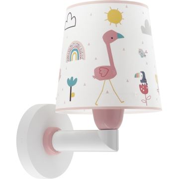 Dalber 82469 - Applique per bambini FLAMINGO 1xE27/15W/230V