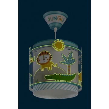 Dalber D-76112 - Lampadario per bambini JUNGLE 1xE27/60W/230V