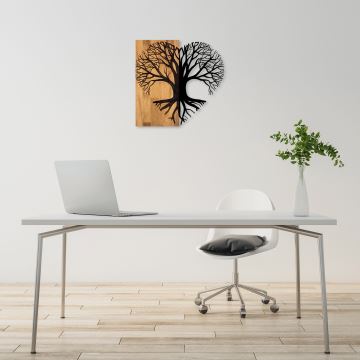 Decorazione da muro 60x58 cm albero