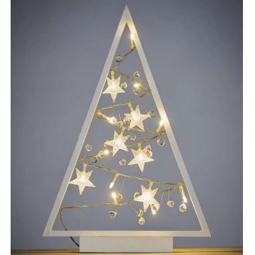 Decorazione natalizia LED 15xLED/2xAA albero