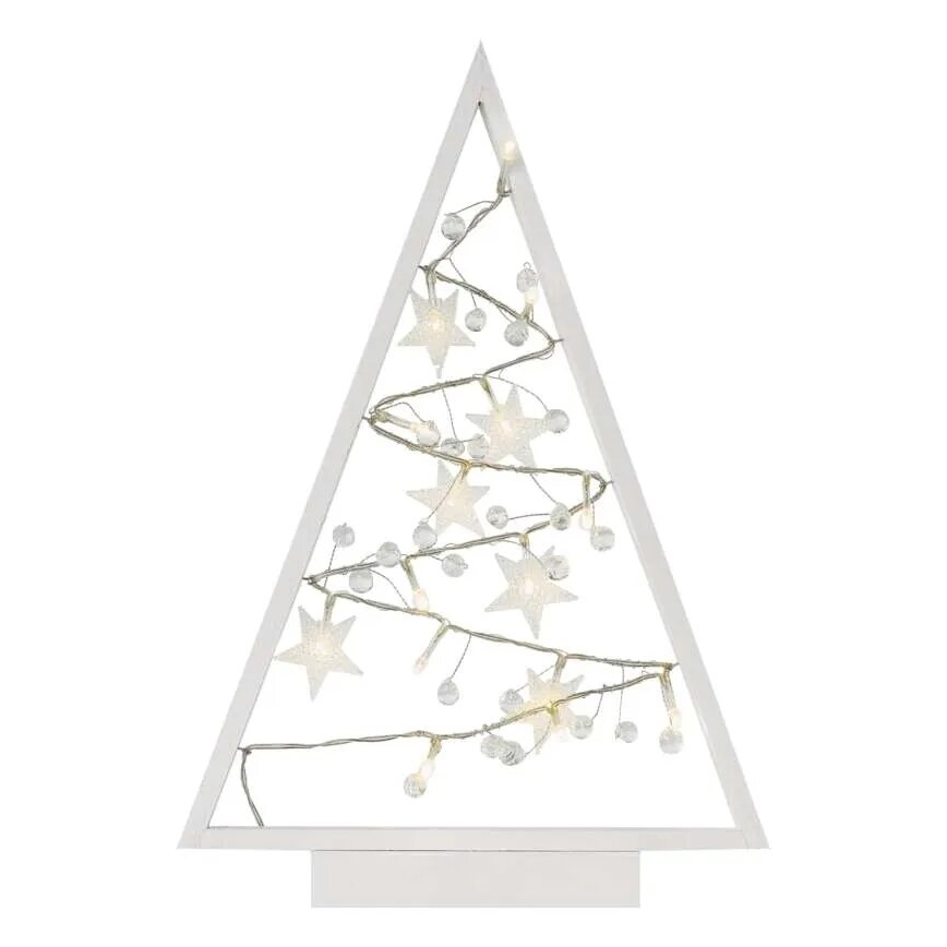 Decorazione natalizia LED 15xLED/2xAA albero