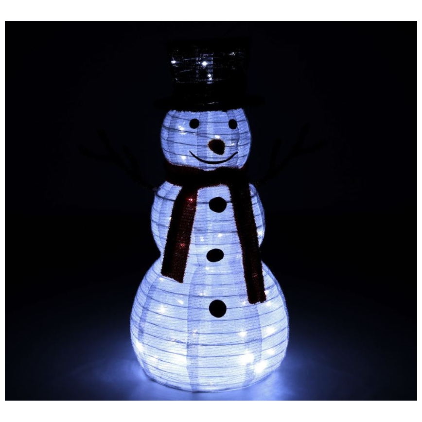 Decorazione natalizia LED LED/1,4W/230V 60 cm Pupazzo di neve IP44