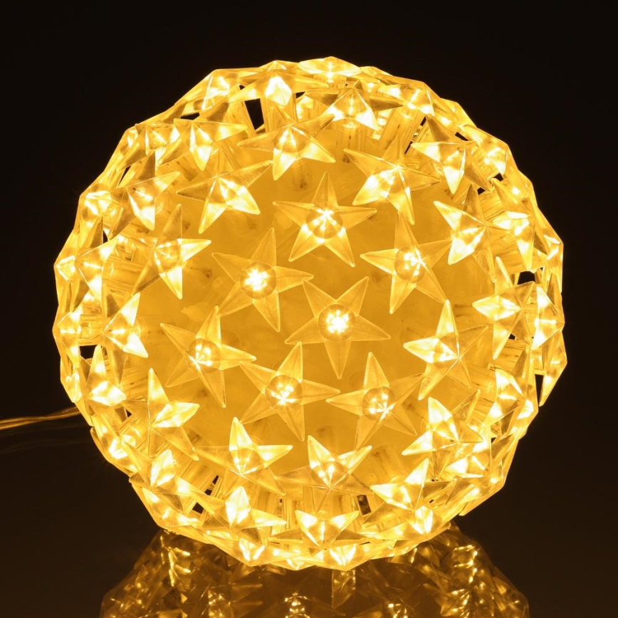 Decorazione natalizia LED LED/230V/bianco caldo sfera