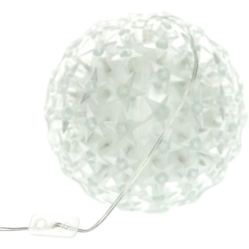 Decorazione natalizia LED LED/230V/bianco caldo sfera