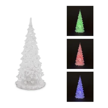 Decorazione natalizia LED LED/3xAG10 16cm multicolore