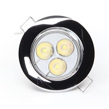 Deko-Light 120018 - Lampada da incasso RUND 1xGU5,3-MR16/35W/12V cromo lucido