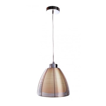 Deko-Light 342025 - Lampadario a sospensione con filo FILO 1xE27/60W/230V diametro 19 cm argento