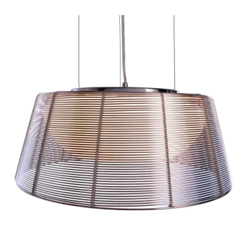 Deko-Light 342031 - Lampadario a sospensione con filo FILO 3xE27/60W/230V diametro 39 cm argento