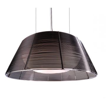 Deko-Light 342032 - Lampadario a sospensione con filo FILO 3xE27/60W/230V diametro 39 cm nero