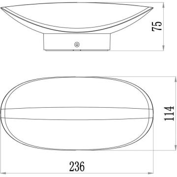 Deko-Light 731078 - Applique a LED da esterno AVIOR LED/12,7W/230V IP54 antracite