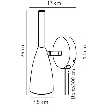 DFTP by Nordlux - Faretto da parete PURE 1xGU10/8W/230V bianco