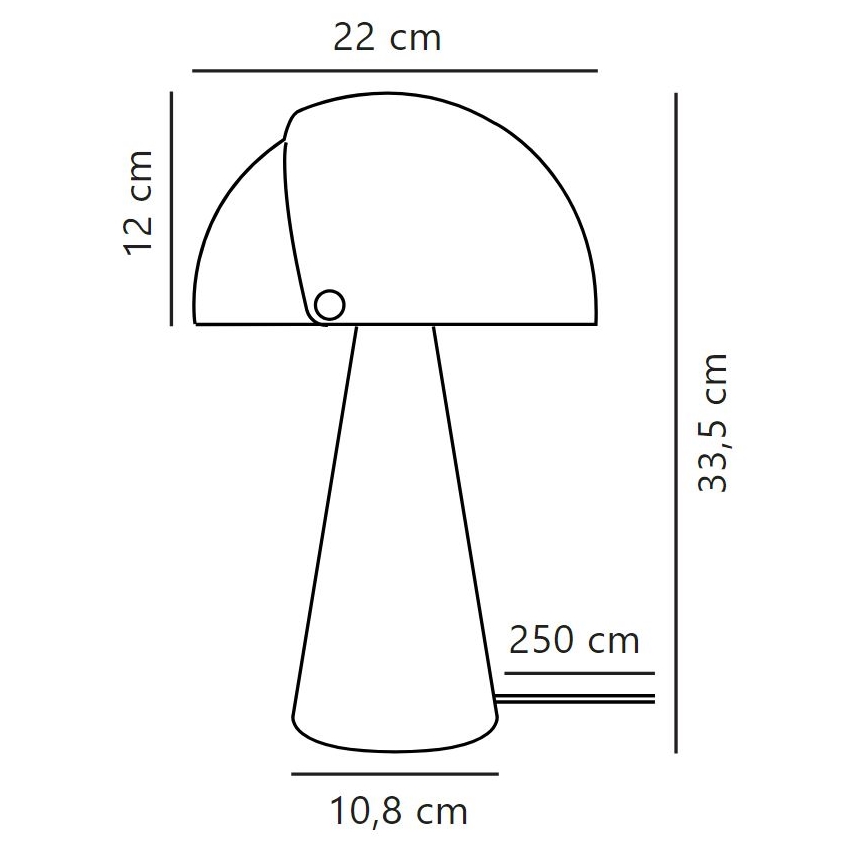 DFTP by Nordlux - Lampada da tavolo con paralume regolabile ALIGN 1xE27/25W/230V beige