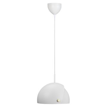 DFTP by Nordlux - Lampadario a sospensione con filo con paralume regolabile ALIGN 1xE27/15W/230V bianco