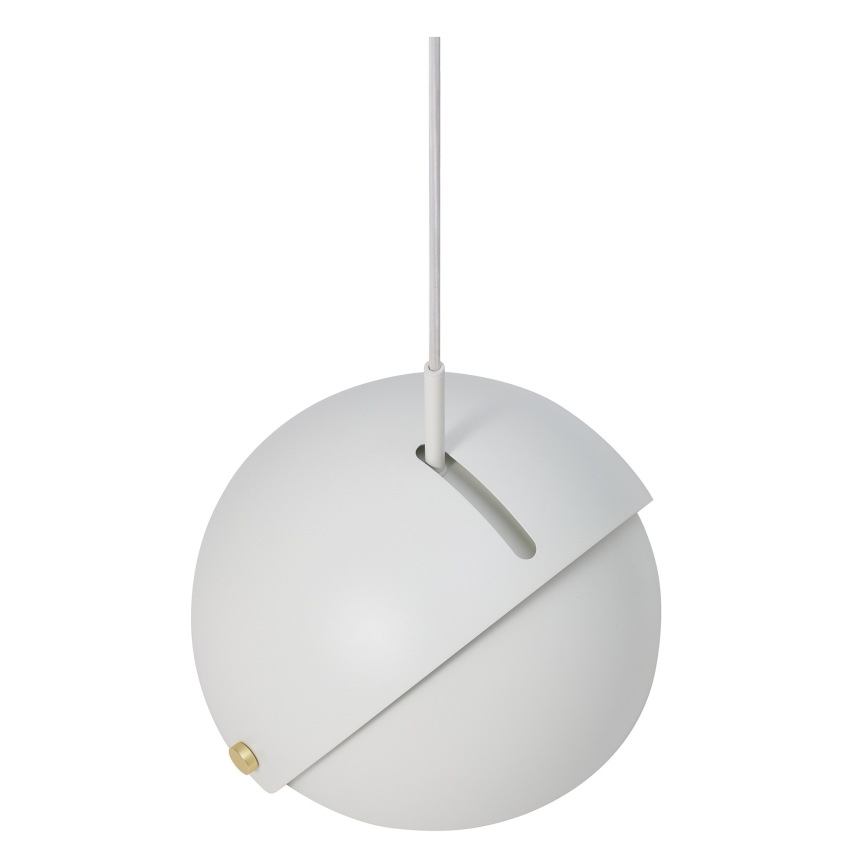 DFTP by Nordlux - Lampadario a sospensione con filo con paralume regolabile ALIGN 1xE27/15W/230V bianco