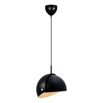 DFTP by Nordlux - Lampadario a sospensione con filo con paralume regolabile ALIGN 1xE27/15W/230V nero