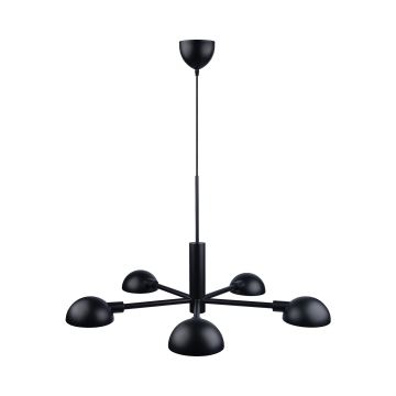 DFTP by Nordlux - Lampadario a sospensione con filo NOMI 5xE14/8W/230V nero