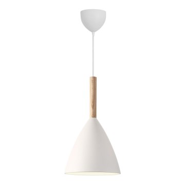 DFTP by Nordlux - Lampadario a sospensione con filo PURE 1xE27/40W/230V diametro 20 cm bianco/cenere