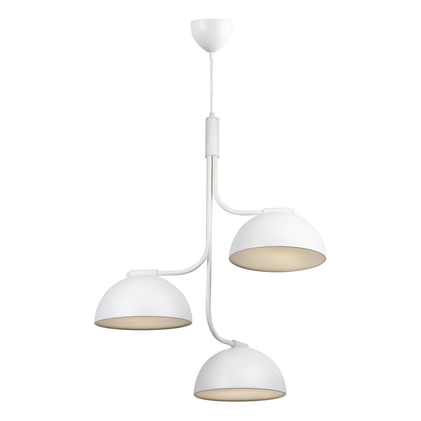 DFTP by Nordlux - Lampadario a sospensione con filo TULLIO 3xE14/25W/230V bianco