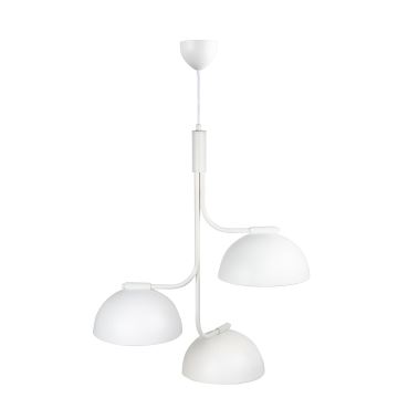 DFTP by Nordlux - Lampadario a sospensione con filo TULLIO 3xE14/25W/230V bianco