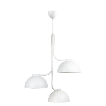 DFTP by Nordlux - Lampadario a sospensione con filo TULLIO 3xE14/25W/230V bianco