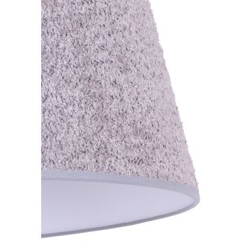 Duolla - Lampada da tavolo BOUCLE 1xE27/15W/230V grigio/legno