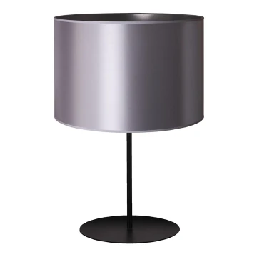 Duolla - Lampada da tavolo CANNES 1xE14/15W/230V 20 cm argento/nero