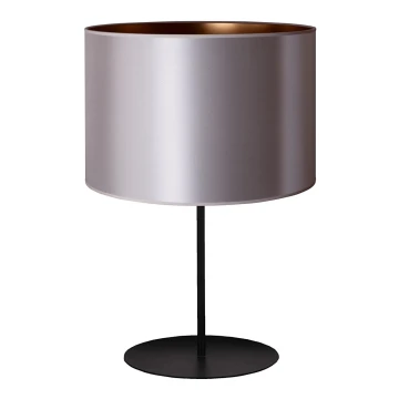 Duolla - Lampada da tavolo CANNES 1xE14/15W/230V 20 cm argento/rame/nero