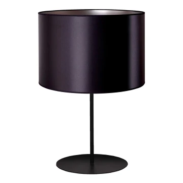 Duolla - Lampada da tavolo CANNES 1xE14/15W/230V 20 cm nero/argento