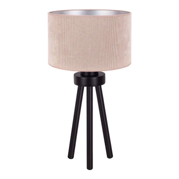 Duolla - Lampada da tavolo LYON 1xE27/15W/230V beige