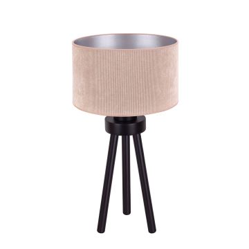 Duolla - Lampada da tavolo LYON 1xE27/15W/230V beige