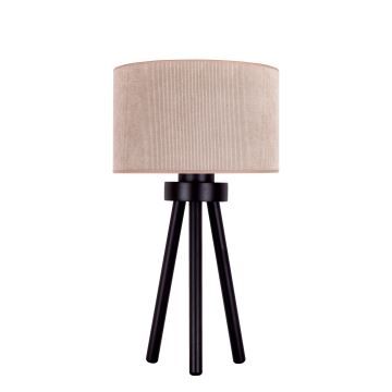 Duolla - Lampada da tavolo LYON 1xE27/15W/230V beige